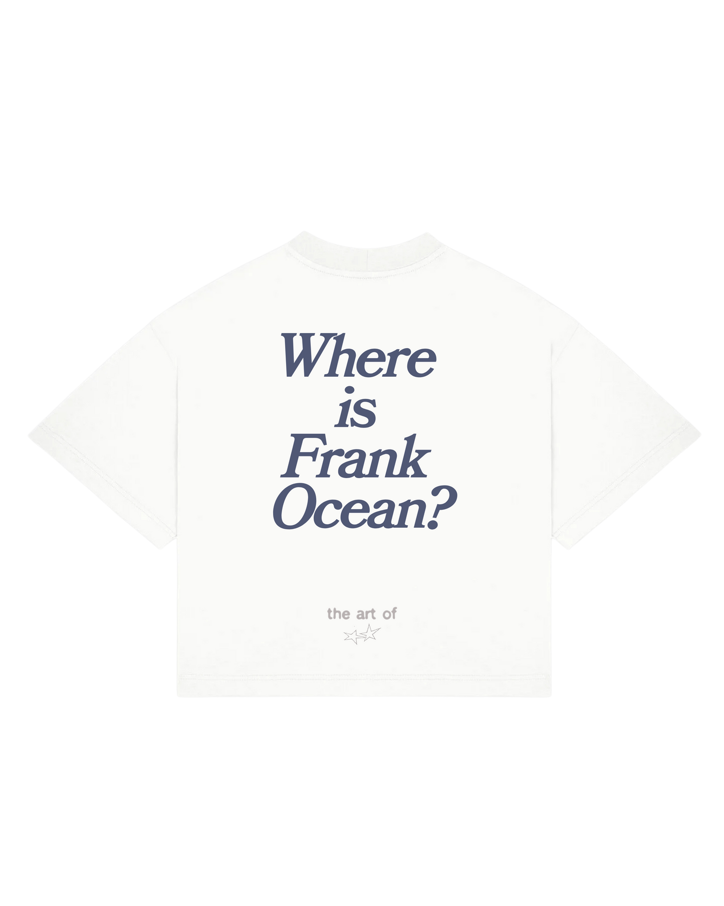 “Where is” Art Boxy Tee