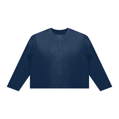 Unisex Sunfade Boxy Long Sleeve T-Shirt