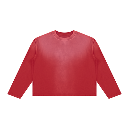 Unisex Sunfade Boxy Long Sleeve T-Shirt