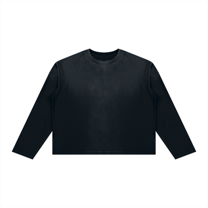 Unisex Sunfade Boxy Long Sleeve T-Shirt
