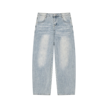 Baggy Mens Washed Jeans