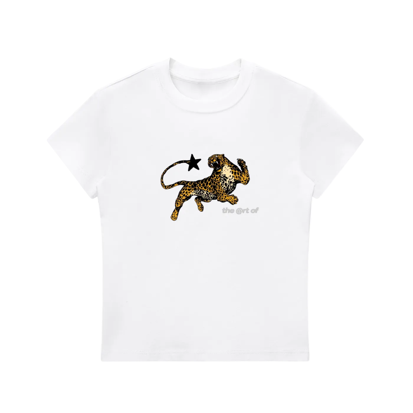 Leopard "Art Of" Baby Tee