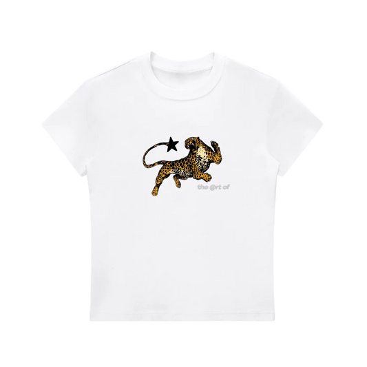 Leopard "Art Of" Baby Tee
