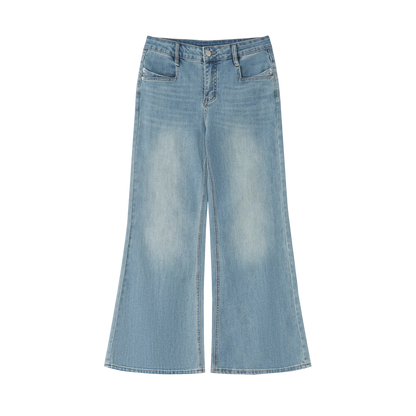 Womens Vintage Flared Jeans