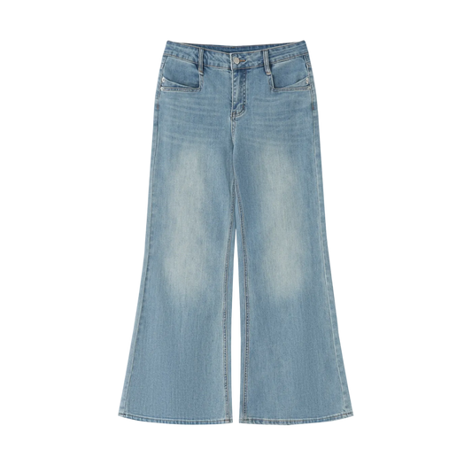 Womens Vintage Flared Jeans
