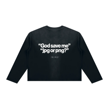 Unisex Sunfade Boxy Long Sleeve T-Shirt
