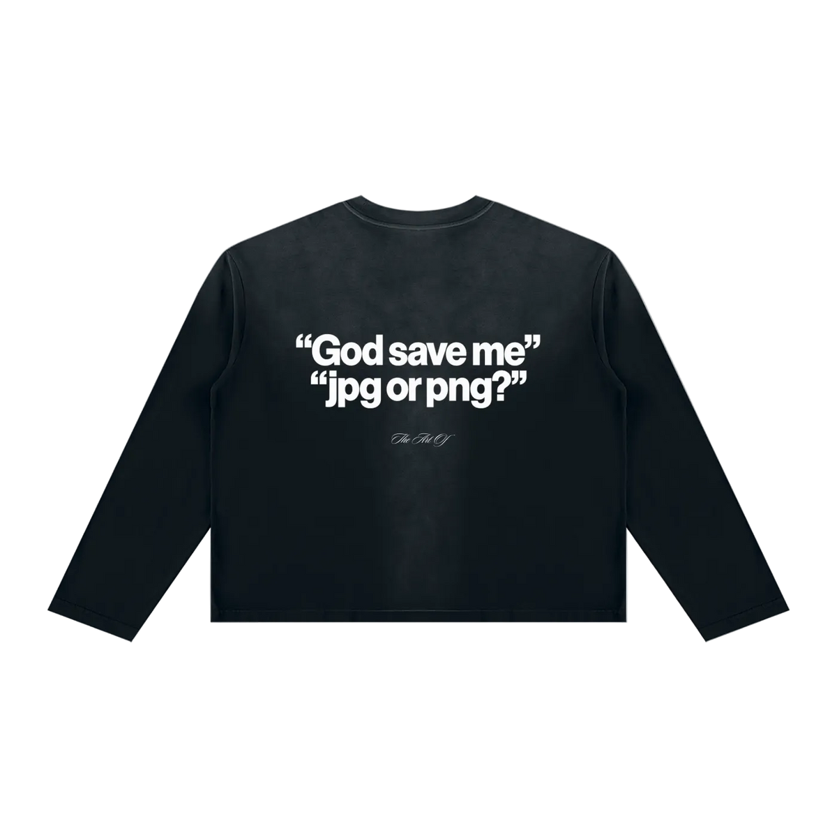Unisex Sunfade Boxy Long Sleeve T-Shirt