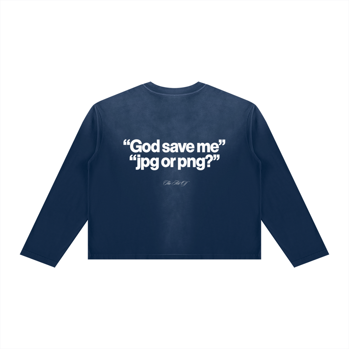 Unisex Sunfade Boxy Long Sleeve T-Shirt